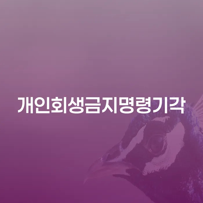 개인회생기각 당했을 때 개인회생으로 현명하게 해결 가능합니다.