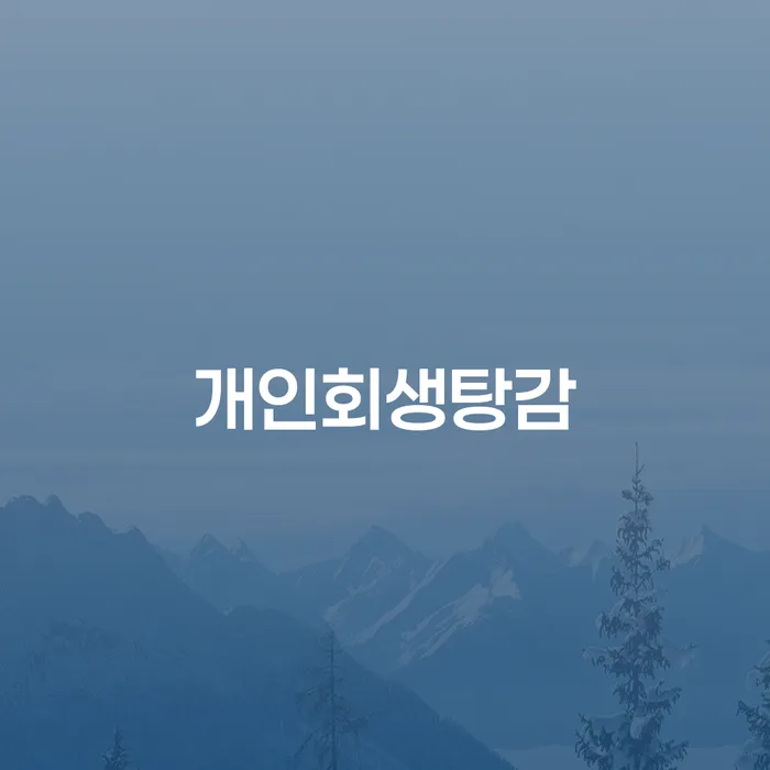 이천시 면책신청서 신용회복 가장 먼저 확인할 점
