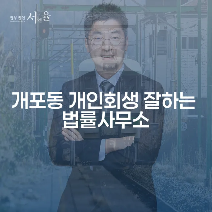 개포동 개인회생 잘하는 법률사무소