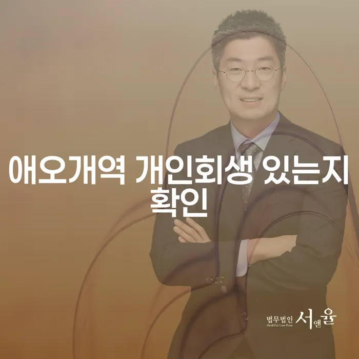 애오개역 개인회생 있는지확인