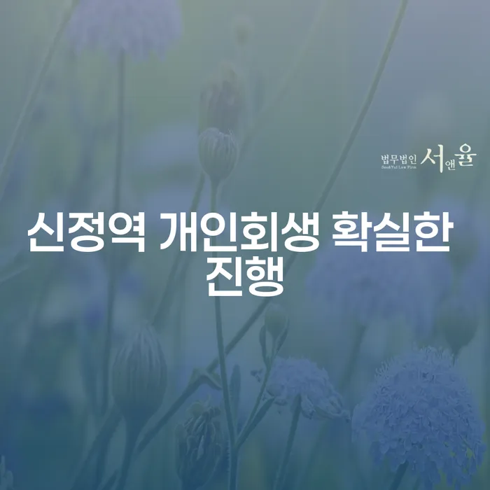 신정역 개인회생 확실한 진행