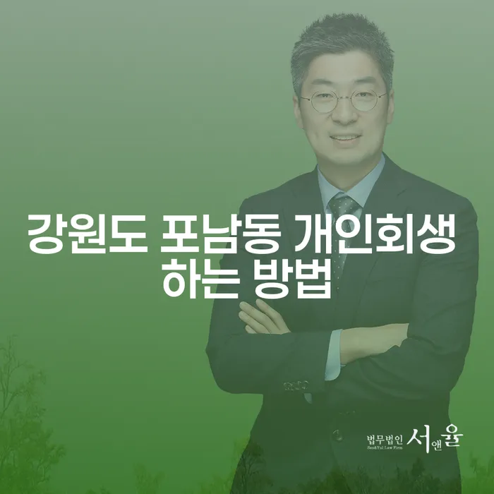 강원도 포남동에서 개인회생을 성공적으로 신청하는 방법은?