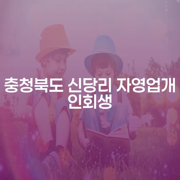 충청북도 신당리 자영업자에게도 가능한 개인회생, 그 방법은?